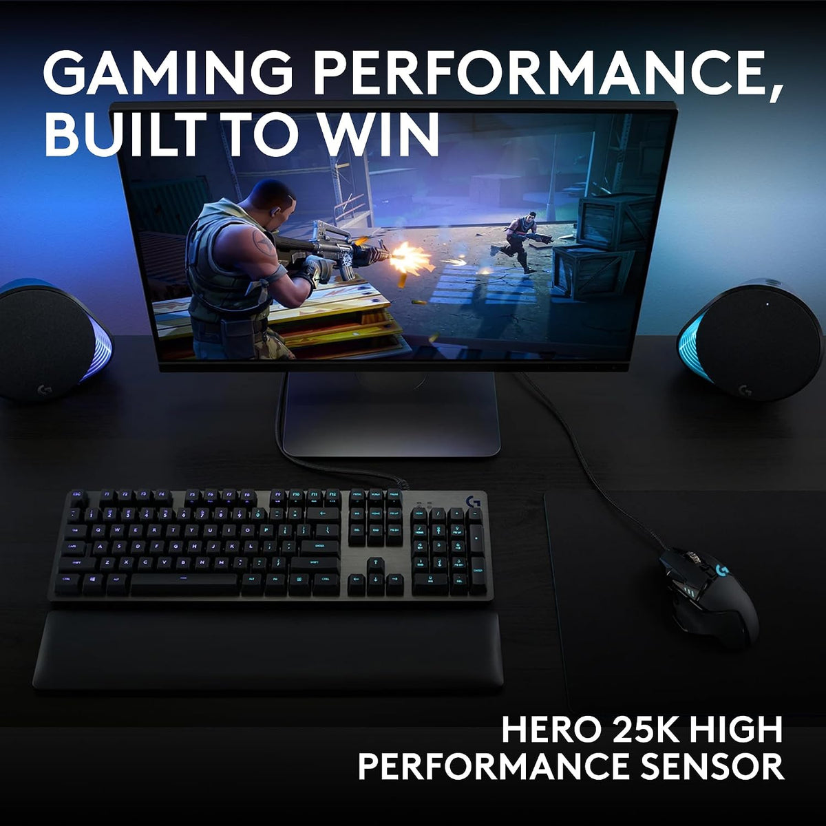Logitech G502 Hero Wired Gaming Mouse - Black