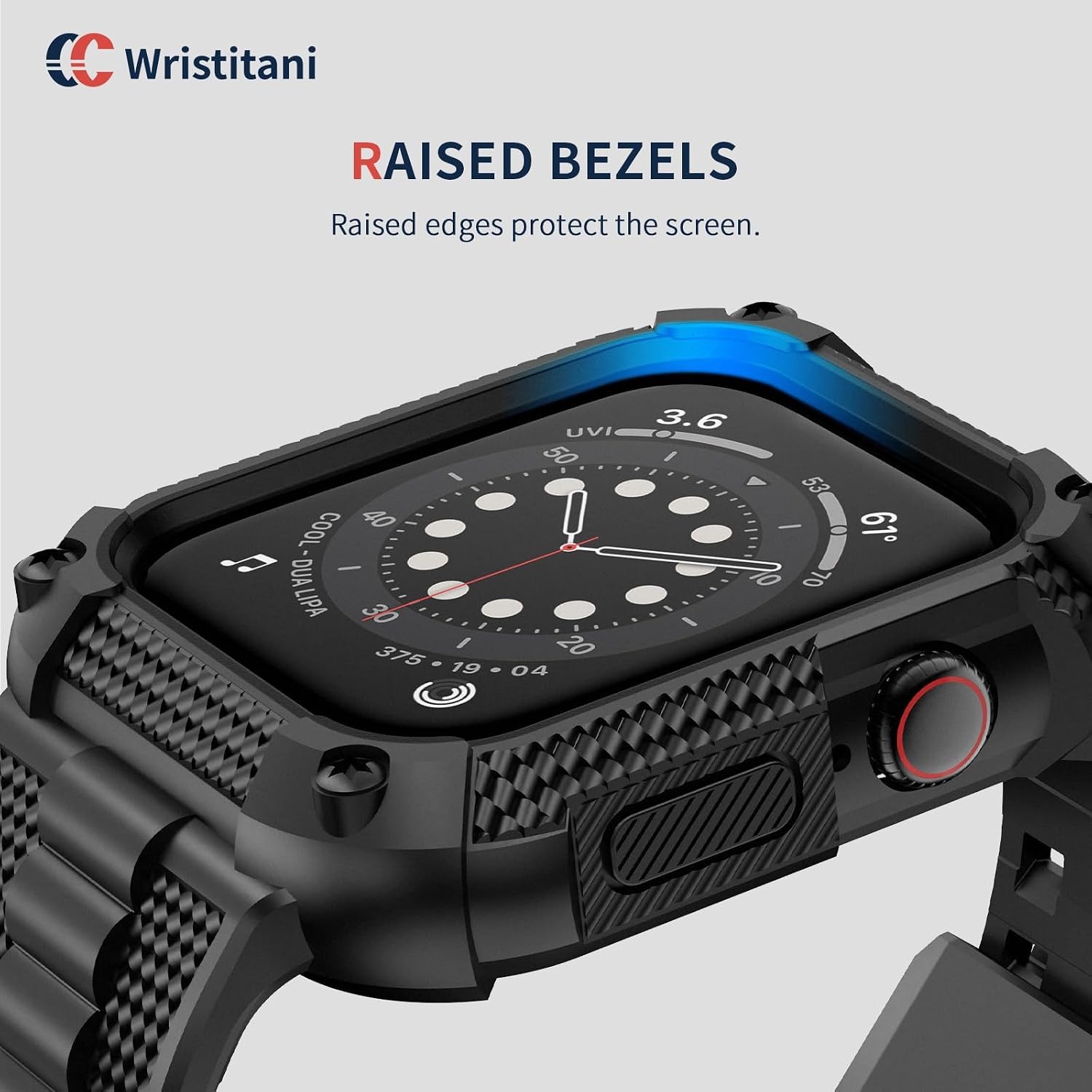 Unbeatable Style and Durability: The Ultimate Shockproof Rugged Band for Apple Watch!