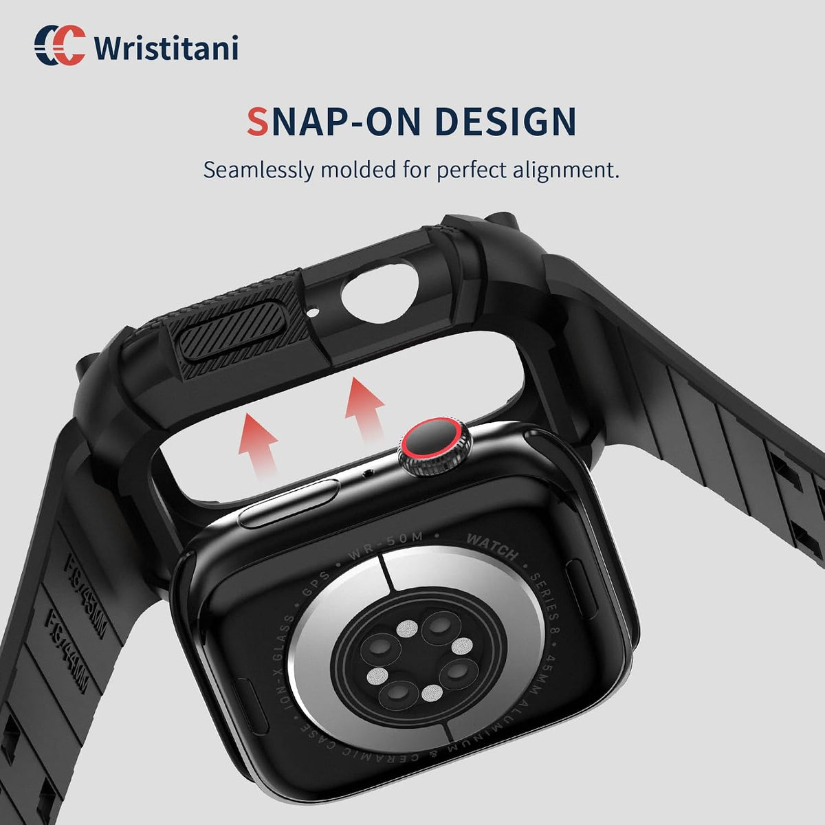 Unbeatable Style and Durability: The Ultimate Shockproof Rugged Band for Apple Watch!