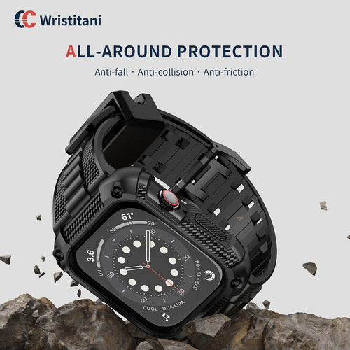 Unbeatable Style and Durability: The Ultimate Shockproof Rugged Band for Apple Watch!