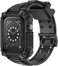Unbeatable Style and Durability: The Ultimate Shockproof Rugged Band for Apple Watch!
