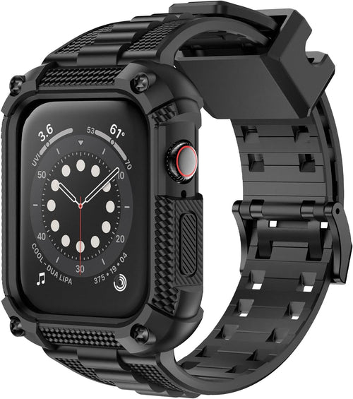 Unbeatable Style and Durability: The Ultimate Shockproof Rugged Band for Apple Watch!