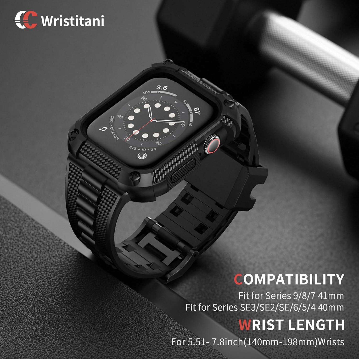 Unbeatable Style and Durability: The Ultimate Shockproof Rugged Band for Apple Watch!